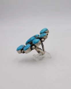 TURQUOISE 6 STONE RING -SIZE 9.5 -Western Cowboy Clothing Store 0D6A2245