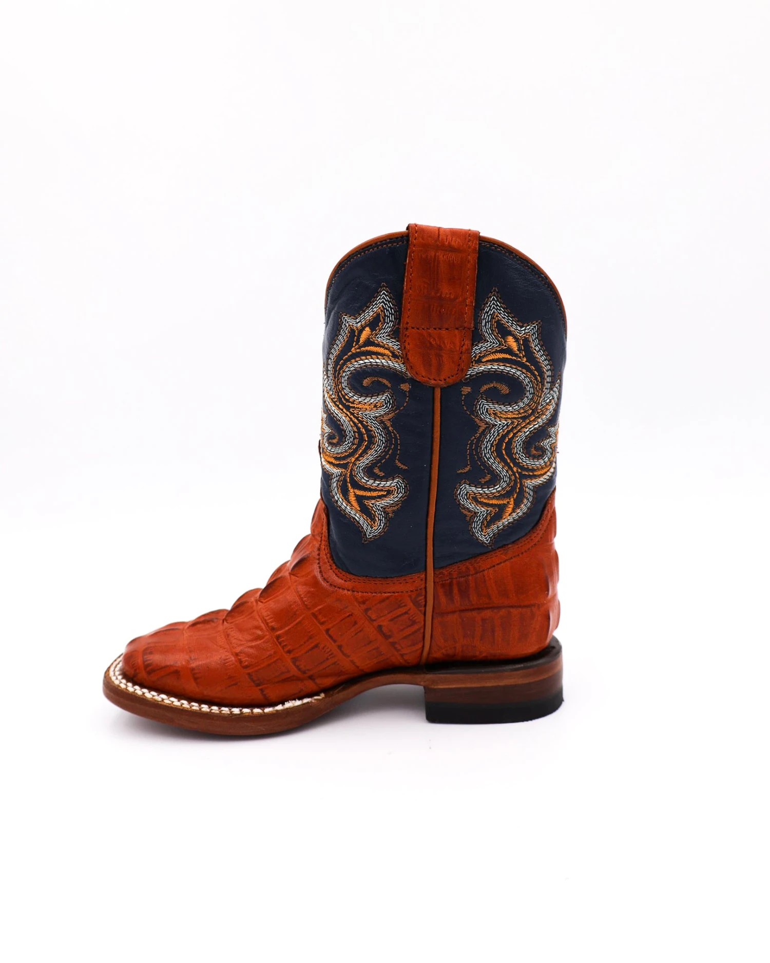 Tanner Mark Cobalt And Caiman Kids Boot 4 Tanner Mark Cobalt And Caiman Kids Boot - Image 4