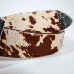 COWHIDE PRINT XL BUCKLE -Western Cowboy Clothing Store 0D6A6744