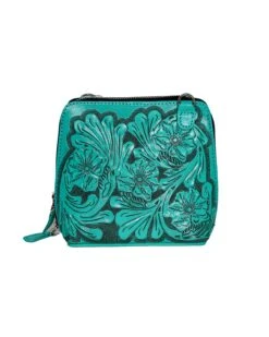 QUE CHULA CATALINA CHICA TURQUOISE PURSE