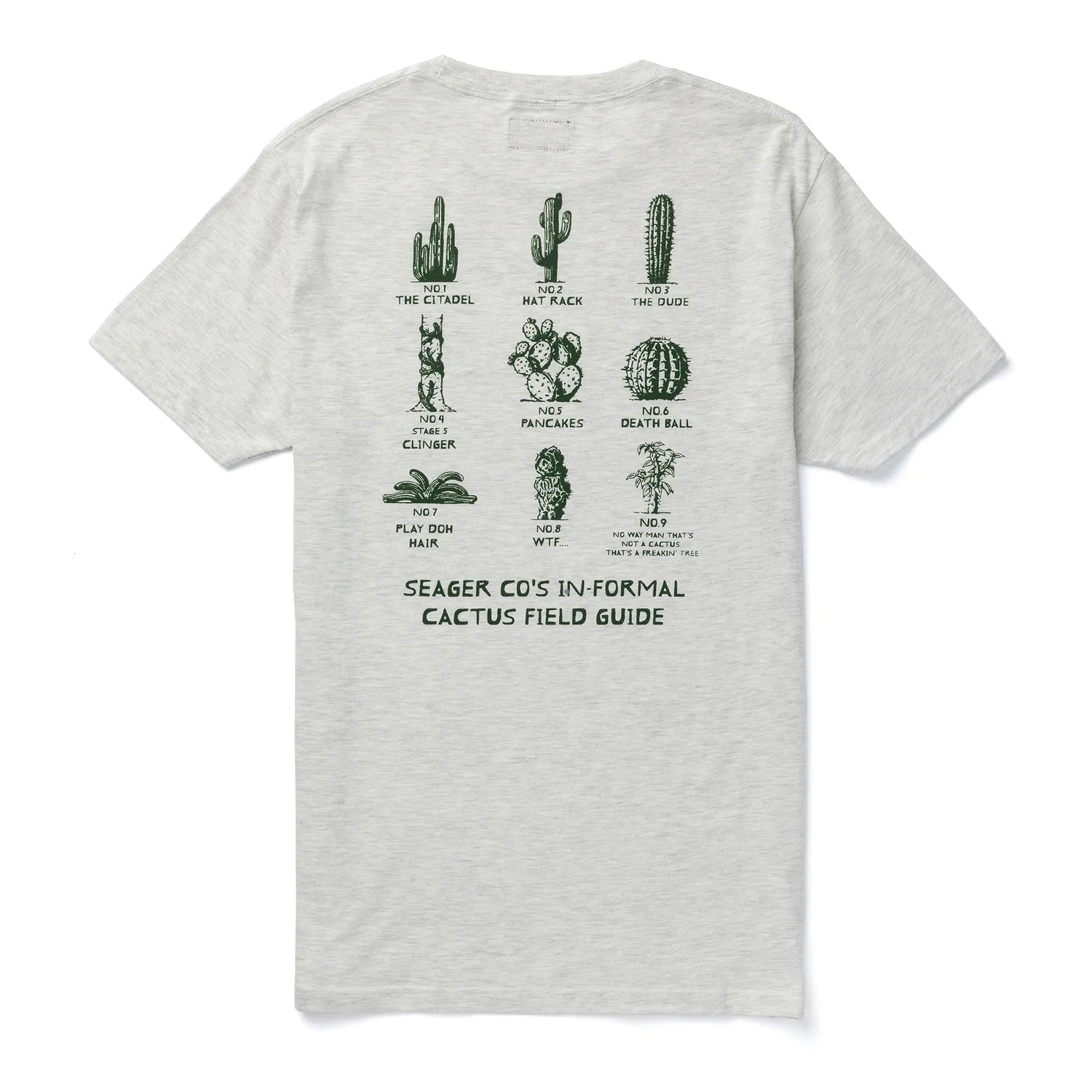 SEAGER INFORMAL CACTUS GUIDE TEE 1 SEAGER INFORMAL CACTUS GUIDE TEE