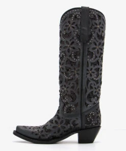 Corral Boots Corral Women's Glitter And Glam Boot In Black -Western Cowboy Clothing Store 1222 a3589 03