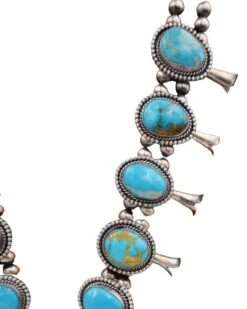 LARGE TURQUOISE SQUASH BLOSSOM NECKLACE -Western Cowboy Clothing Store 135 cfac71a0 6453 4eac b529 426a276c6d4a