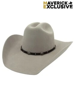 MAVERICK FINE WESTERN WEAR PLATINUM DROVER HAT
