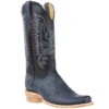 R. Watson Boots Men`s Blue Cape Buffalo Midnight Blue Sinatra Cowhide Top Boot