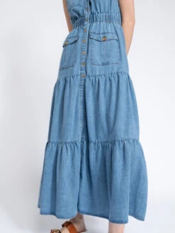 SMF BUTTON POCKETS DRESS -Western Cowboy Clothing Store 1676298065 5c8f663939bd17903fd5695d65d278a4