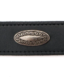 Marc Wolf American Eagle Belt In Black -Western Cowboy Clothing Store 1836 217bk detail2