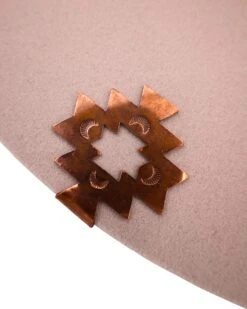 THE WINGED HEART SANTA FE COPPER STAMPED HAT CLIP -Western Cowboy Clothing Store 186 00099dae ccdd 4ff3 9c13 94c66681779f