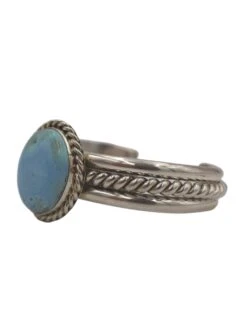 LIGHT BLUE TURQUOISE ROUND WITH ROPE CUFF -Western Cowboy Clothing Store 187 d4128571 b22d 4ed9 8063 d07e0e176d80