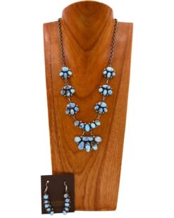 GOLDEN HILLS EARRING AND NECKLACE SET