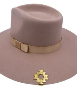 THE WINGED HEART SANTA FE BRASS STAMPED Hat Clip -Western Cowboy Clothing Store 194 8c479c8c 2b70 45ca b6a5 6997c2d511a1