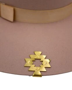 THE WINGED HEART SANTA FE BRASS STAMPED Hat Clip -Western Cowboy Clothing Store 195 a22982e3 6517 4bf9 b36d 4ff2944ccc80