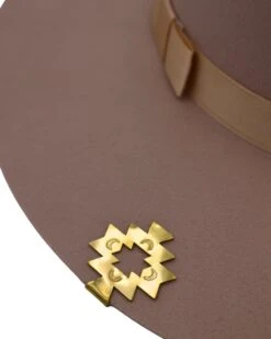 THE WINGED HEART SANTA FE BRASS STAMPED Hat Clip -Western Cowboy Clothing Store 196 71ce7fb9 7fbe 4f48 88df 6c7272485391