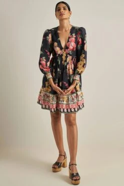 RANNA GILL GWEN U-SHAPE DRESS