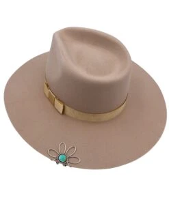 THE WINGED HEART GREEN TURQUOISE BRIM BLOOM CLIP -Western Cowboy Clothing Store 200 eaebfb64 b2a5 4969 abca 8d24c3304b4a