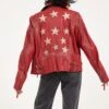 MAURITIUS WOMEN'S CHRISTY STAR WITH BUCKLES JACKET- RED
