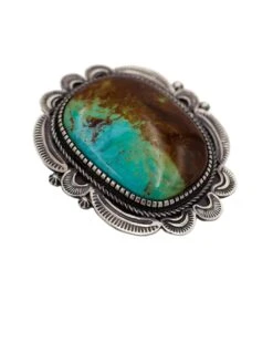 EXTRA LARGE TURQUOISE AND BROWN SCALLOP FRAME RING- SIZE 7.5 7 EXTRA LARGE TURQUOISE AND BROWN SCALLOP FRAME RING- SIZE 7.5 -Western Cowboy Clothing Store 203 e956bc05 4f7a 49da aec2 9e8c9a468a80