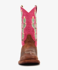 Macie Bean Prickled Pink Kids Boot -Western Cowboy Clothing Store 2092 mk9132 02