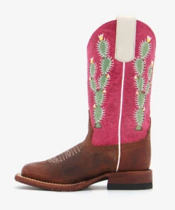 Macie Bean Prickled Pink Kids Boot -Western Cowboy Clothing Store 2092 mk9132 03