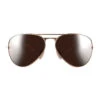 BEX WESLEY ROSE GOLD AND BROWN SUNGLASSES