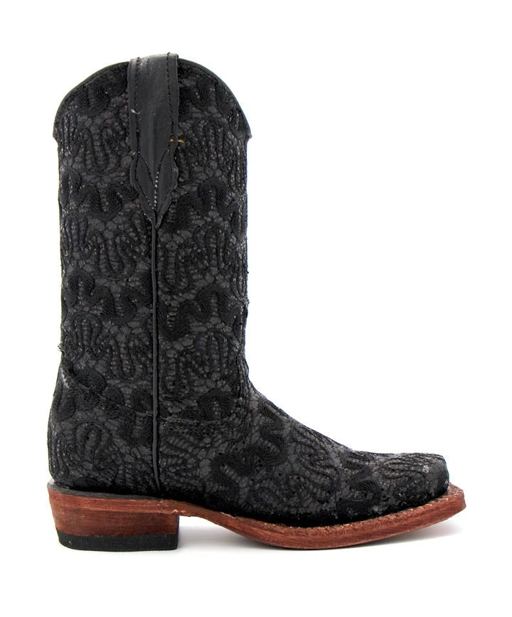 Tanner Mark Toddler Black Sequin Boot 2 Tanner Mark Toddler Black Sequin Boot - Image 2