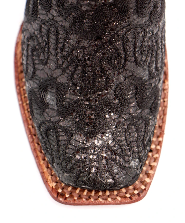 Tanner Mark Toddler Black Sequin Boot 5 Tanner Mark Toddler Black Sequin Boot - Image 5