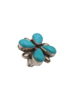 4 TURQUOISE TEARDROPS RING- SIZE 5.5 -Western Cowboy Clothing Store 227 4b50230f e5f9 48d7 9329 3d7e8e83fbe5