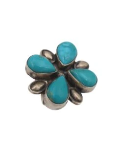 4 TURQUOISE TEARDROPS RING- SIZE 5.5 -Western Cowboy Clothing Store 229 c59342b4 1588 4418 b94e e92db03508d8