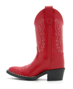 Old West Children's Retro Red Boots 9 Old West Children's Retro Red Boots -Western Cowboy Clothing Store 243 8116 03