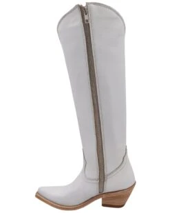 LIBERTY BLACK WOMEN'S KENDRA BOOT- WHITE -Western Cowboy Clothing Store 253 56155889 4e79 47c8 b4e4 9693ec165942