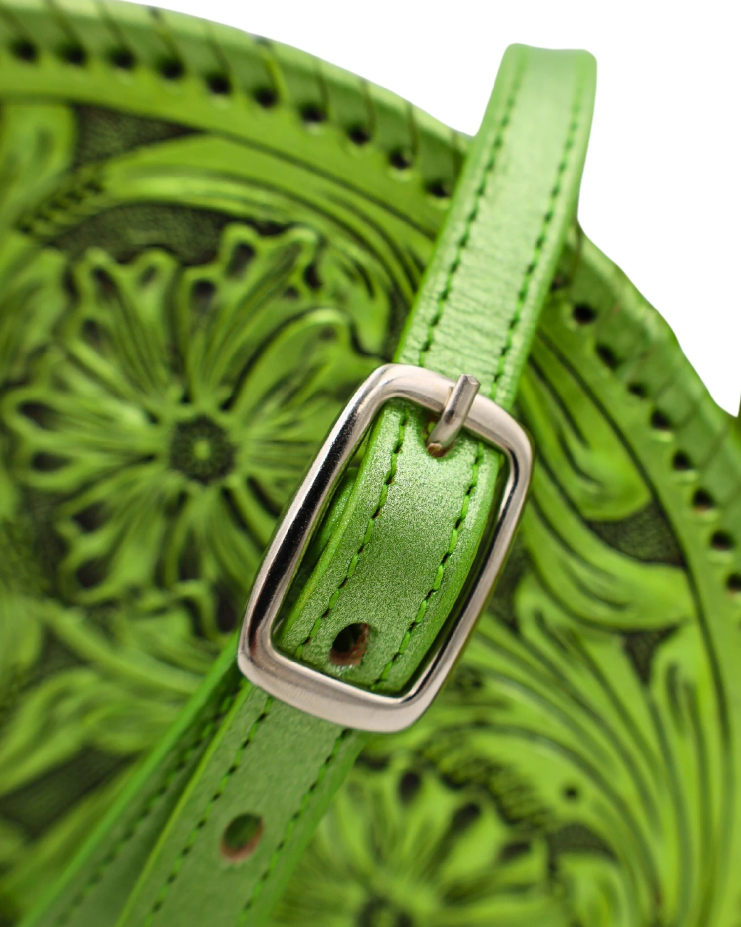 QUE CHULA REDONDO METALLIC GREEN PURSE 7 QUE CHULA REDONDO METALLIC GREEN PURSE - Image 7