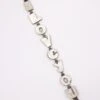 STERLING SILVER LETTERS "I LOVE YOU" BRACELET