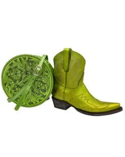 QUE CHULA REDONDO METALLIC GREEN PURSE 9 QUE CHULA REDONDO METALLIC GREEN PURSE -Western Cowboy Clothing Store 266 4e3672a9 9276 47a6 a8cf eb9b1857a0e0