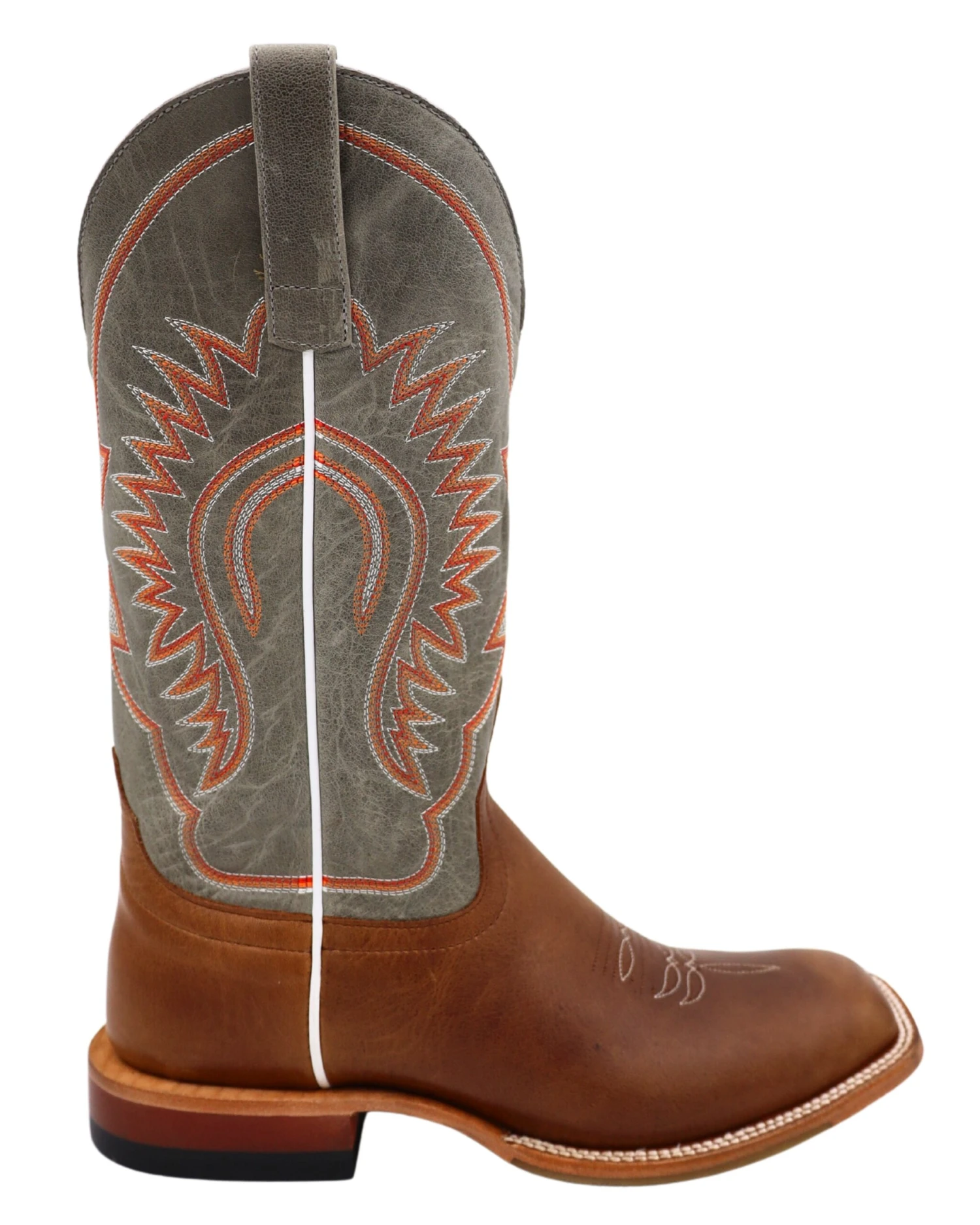 HORSE POWER MEN'S JIMMY BROWN AND GREY BOOT 1 HORSE POWER MEN'S JIMMY BROWN AND GREY BOOT