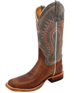 HORSE POWER MEN'S JIMMY BROWN AND GREY BOOT 11 HORSE POWER MEN'S JIMMY BROWN AND GREY BOOT -Western Cowboy Clothing Store 270 d624403c d5e8 4f3f b3e9 e1f9c65ac459