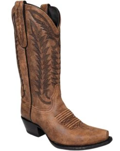 CABORCA SILVER BY LIBERTY BLACK WOMEN'S TRACY FONTANA CRACK TAN BOOT -Western Cowboy Clothing Store 279 ad0f4b14 8279 4927 9c5c 5d6fb964604b