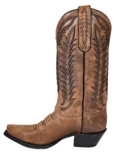 CABORCA SILVER BY LIBERTY BLACK WOMEN'S TRACY FONTANA CRACK TAN BOOT -Western Cowboy Clothing Store 283 612dd3ff 33a8 4a24 b200 9ca6374a2262