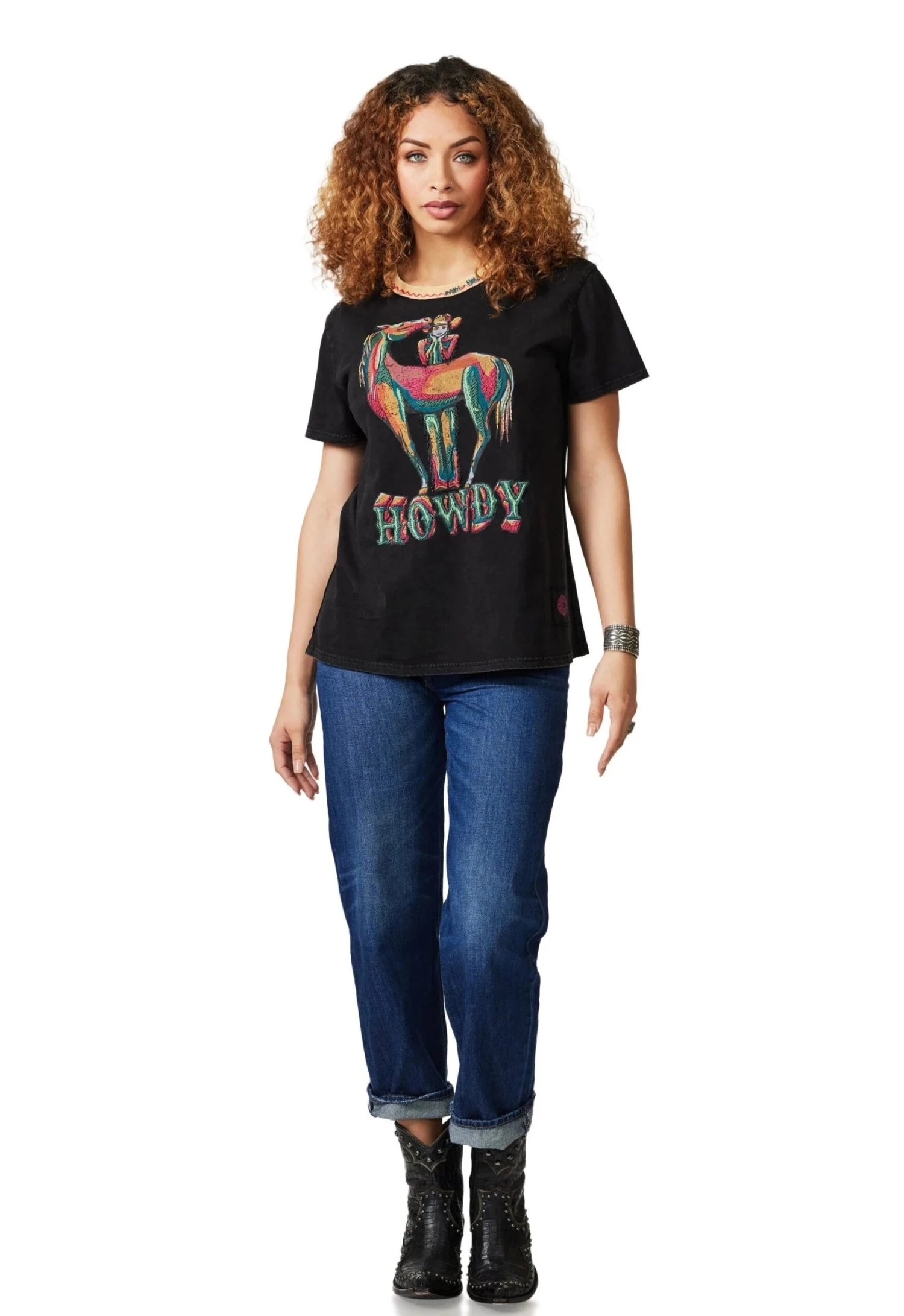 DOUBLE D RANCHWEAR HORSE GIRL TOP 1 DOUBLE D RANCHWEAR HORSE GIRL TOP