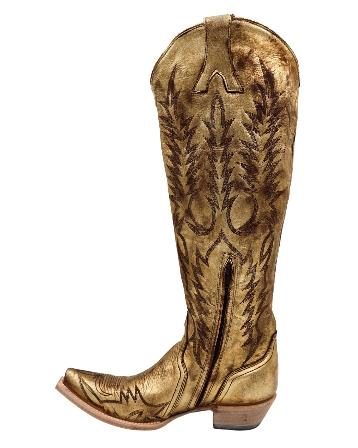 OLD GRINGO WOMEN'S MAYRA GOLD RELAXED BOOT 2 OLD GRINGO WOMEN'S MAYRA GOLD RELAXED BOOT - Image 2