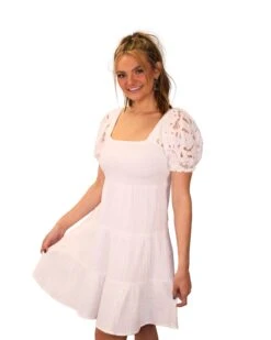 S'EDGE GAUZE LACE SLEEVE DRESS -Western Cowboy Clothing Store 41 65c00b40 be24 4af3 8f5a 4b7f52085eea