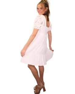 S'EDGE GAUZE LACE SLEEVE DRESS -Western Cowboy Clothing Store 42 c2367c26 0b49 4277 a6eb fe2d0d1489a6