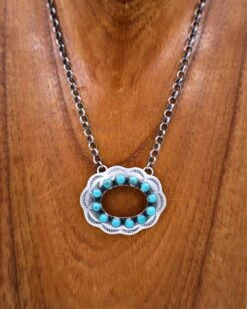 OPEN OVAL TURQUOISE ROUNDS NECKLACE 8 OPEN OVAL TURQUOISE ROUNDS NECKLACE -Western Cowboy Clothing Store 55 618d849e af23 4542 9c6e 79b8a618990d
