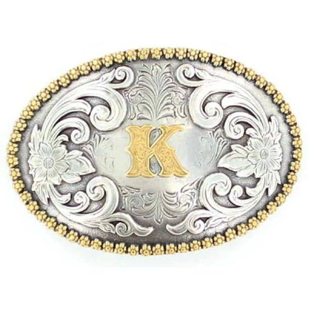 K INITIAL BUCKLE 1 K INITIAL BUCKLE