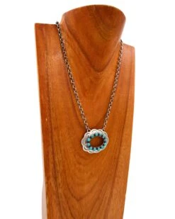 OPEN OVAL TURQUOISE ROUNDS NECKLACE 9 OPEN OVAL TURQUOISE ROUNDS NECKLACE -Western Cowboy Clothing Store 56 f9bd5f91 8e45 41f2 9baa 4263de991832