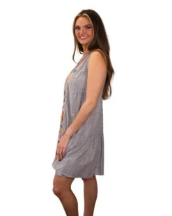 SEE AND BE SEEN SLEEVELESS FLORAL EMBROIDERED TIERED DRESS -Western Cowboy Clothing Store 63 319ad8ae 6d1d 45cd 893d 6105ff392be1