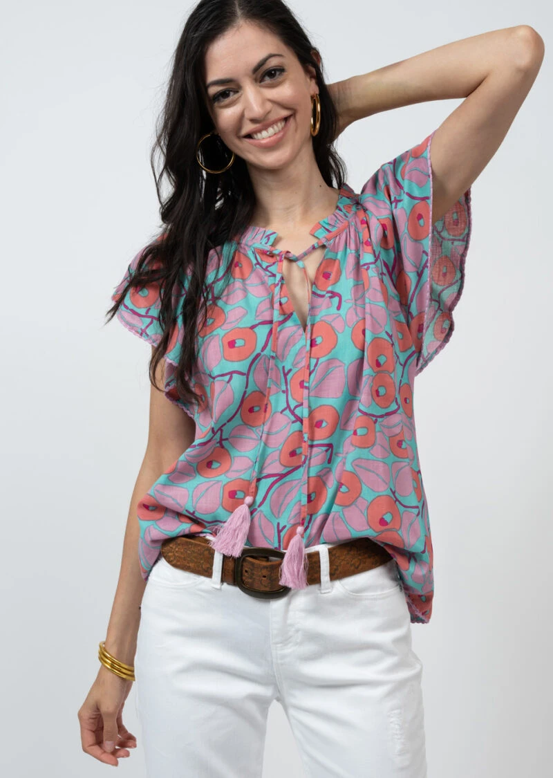 IVY JANE FLUTTER SLEEVE BLOUSE 2 IVY JANE FLUTTER SLEEVE BLOUSE - Image 2