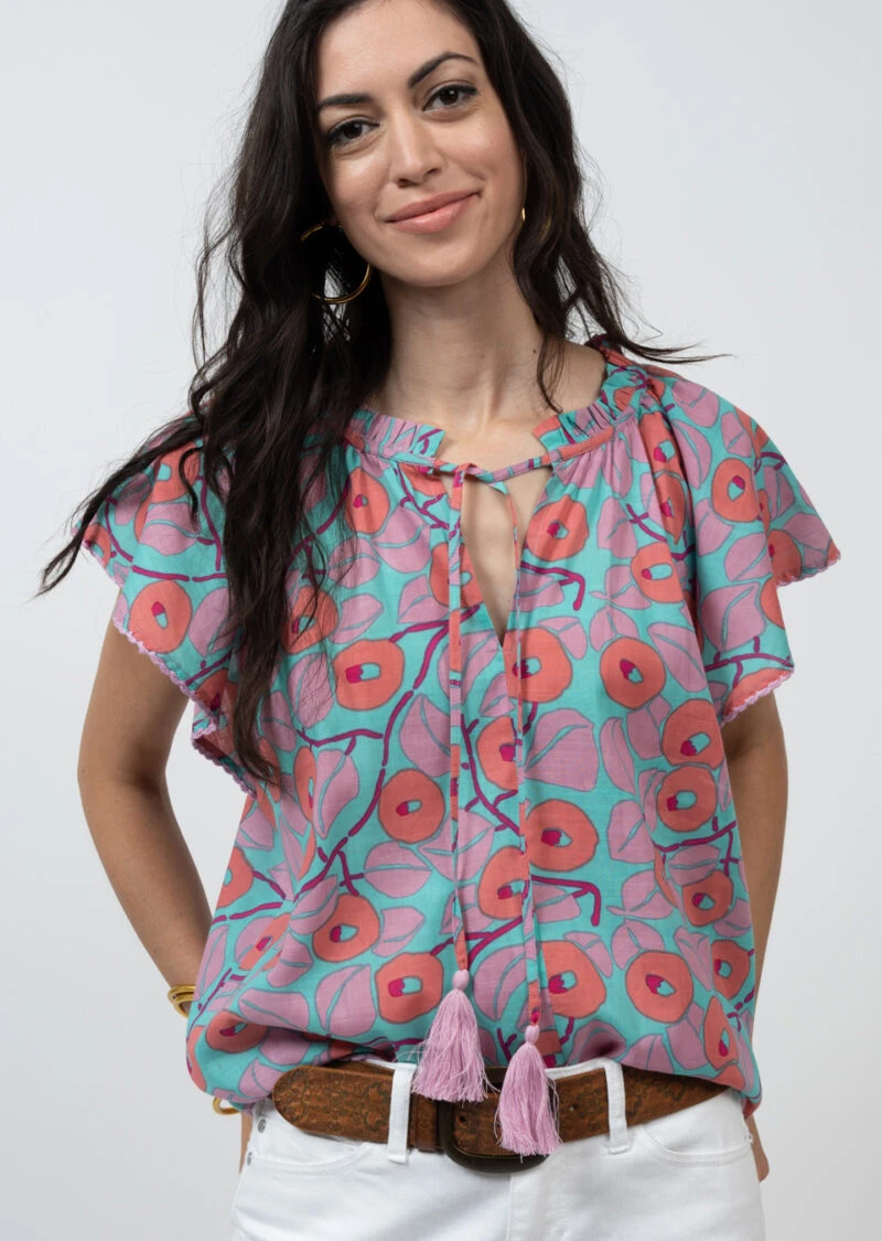 IVY JANE FLUTTER SLEEVE BLOUSE 3 IVY JANE FLUTTER SLEEVE BLOUSE - Image 3