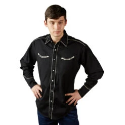 ROCKMOUNT RANCHWEAR SMILING POCKETS SHIRT