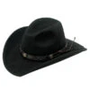 TWISTER DAKOTA CRUSHABLE BLACK COWBOY HAT