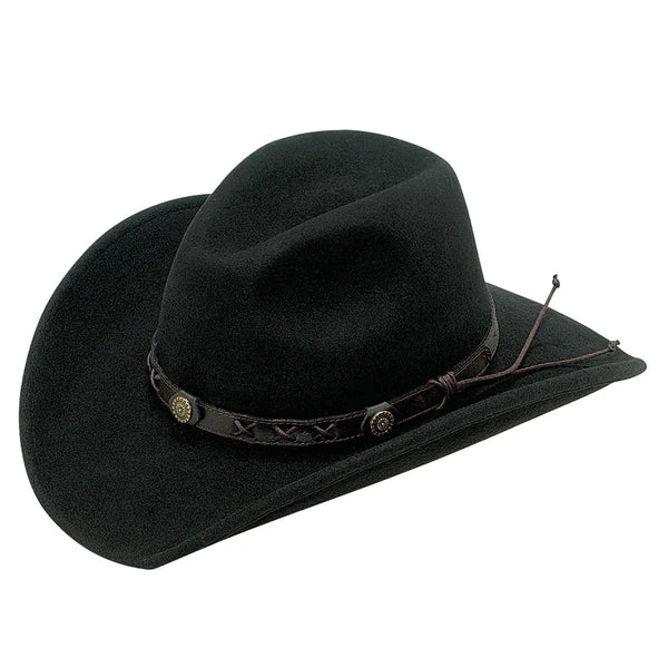 TWISTER DAKOTA CRUSHABLE BLACK COWBOY HAT 1 TWISTER DAKOTA CRUSHABLE BLACK COWBOY HAT
